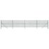 vidaXL Chain Link Fence Green 1.6x10 m - Image 2