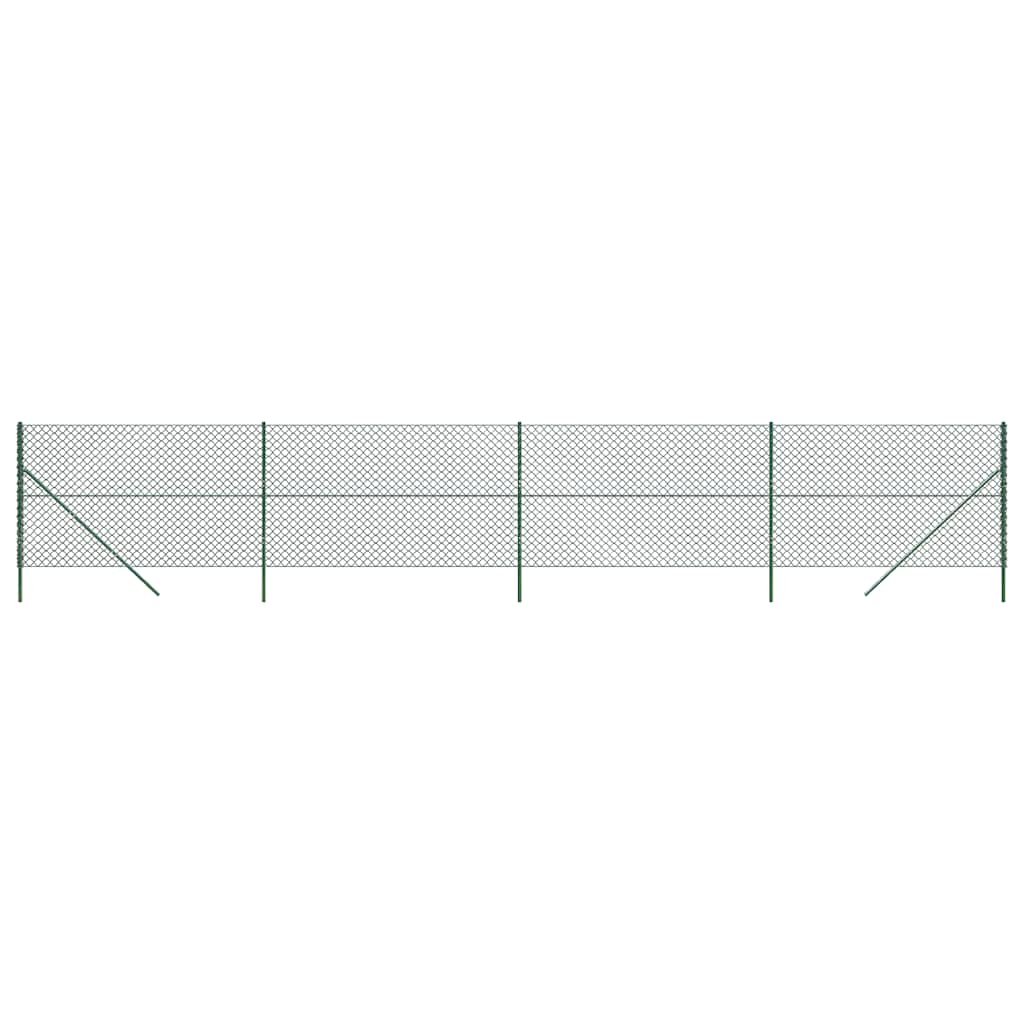 8720845771225_a_en_hd_1 vidaXL Chain Link Fence Green 1.6x10 m - Image 2