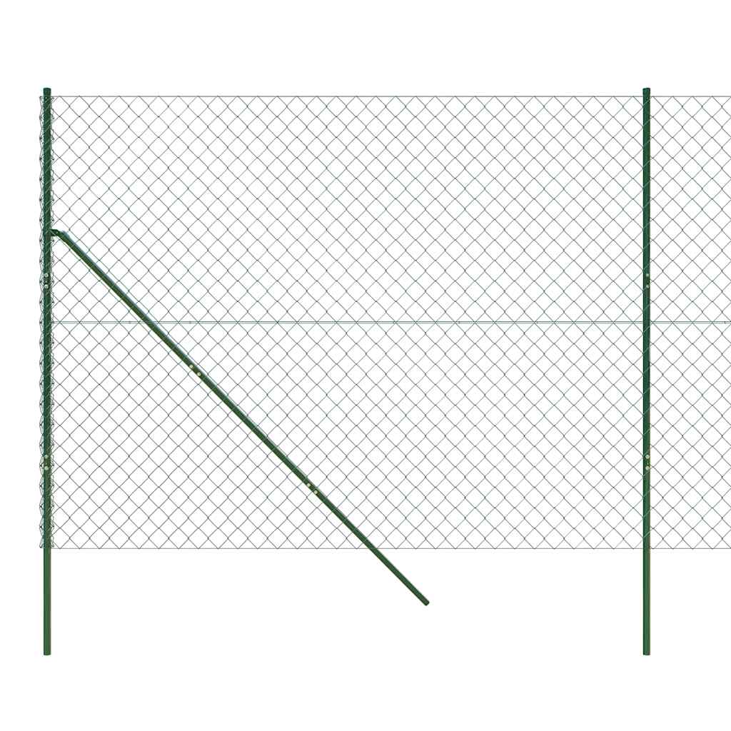 8720845771225_g_en_hd_3 vidaXL Chain Link Fence Green 1.6x10 m - Image 5
