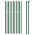 vidaXL Chain Link Fence Green 1x25 m - Image 3