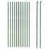 vidaXL Chain Link Fence Green 1.6x25 m - Image 3