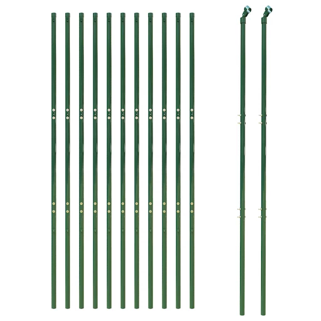 8720845771300_g_en_hd_1 vidaXL Chain Link Fence Green 1.6x25 m - Image 3