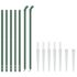 vidaXL Chain Link Fence with Spike Anchors Green 0.8x10 m - Image 3