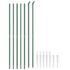 vidaXL Chain Link Fence with Spike Anchors Green 1.4x10 m - Image 3