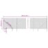 vidaXL Chain Link Fence with Spike Anchors Green 1.4x10 m - Image 6