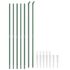 vidaXL Chain Link Fence with Spike Anchors Green 1.6x10 m - Image 3