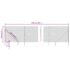 vidaXL Chain Link Fence with Spike Anchors Green 1.6x25 m - Image 6