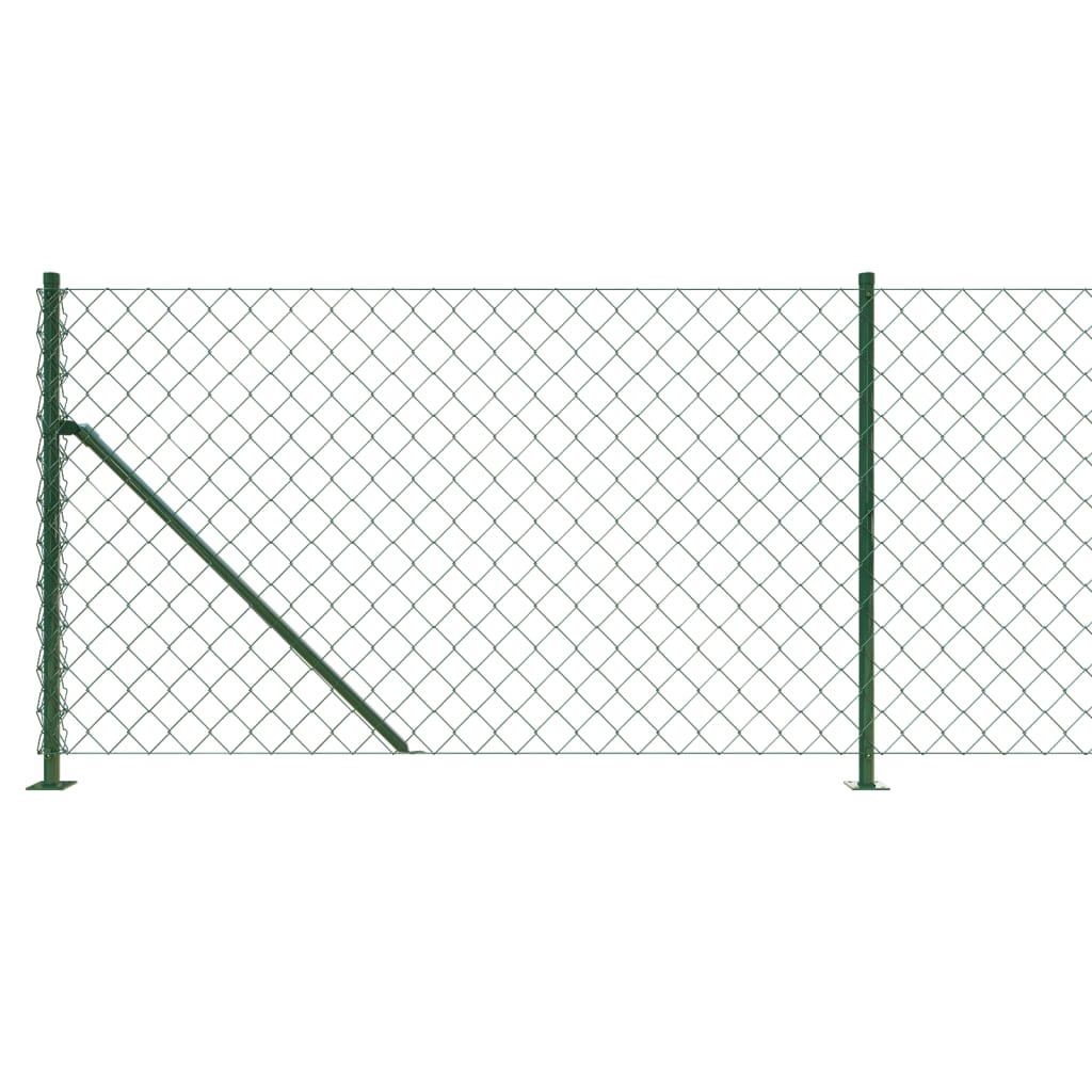 8720845771508_g_en_hd_2 vidaXL Chain Link Fence with Flange Green 0.8x10 m - Image 4
