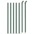 vidaXL Chain Link Fence with Flange Green 1x10 m - Image 3