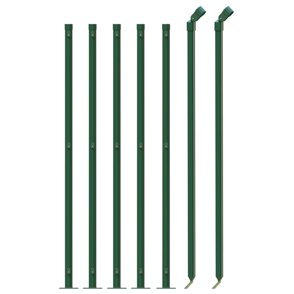 8720845771515_g_en_hd_1 vidaXL Chain Link Fence with Flange Green 1x10 m - Image 3