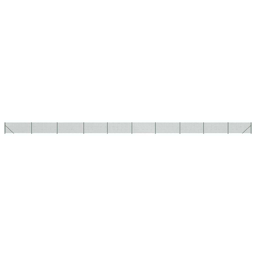 8720845771584_a_en_hd_1 vidaXL Chain Link Fence with Flange Green 0.8x25 m - Image 2