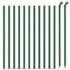 vidaXL Chain Link Fence with Flange Green 0.8x25 m - Image 3