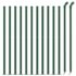 vidaXL Chain Link Fence with Flange Green 1x25 m - Image 3