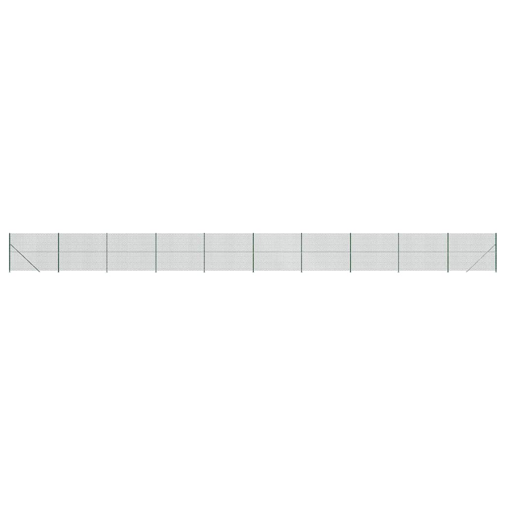 8720845771621_a_en_hd_1 vidaXL Chain Link Fence with Flange Green 1.6x25 m - Image 2