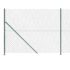 vidaXL Chain Link Fence with Flange Green 1.6x25 m - Image 5