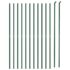 vidaXL Chain Link Fence with Flange Green 1.8x25 m - Image 3