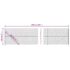 vidaXL Chain Link Fence with Flange Green 1.8x25 m - Image 7