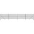 vidaXL Chain Link Fence Anthracite 1.6x10 m - Image 2