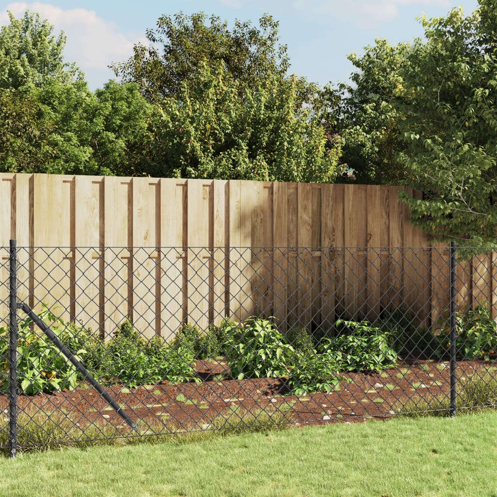8720845771751_m_en_hd_1 vidaXL Chain Link Fence Anthracite 1x25 m - Image 1