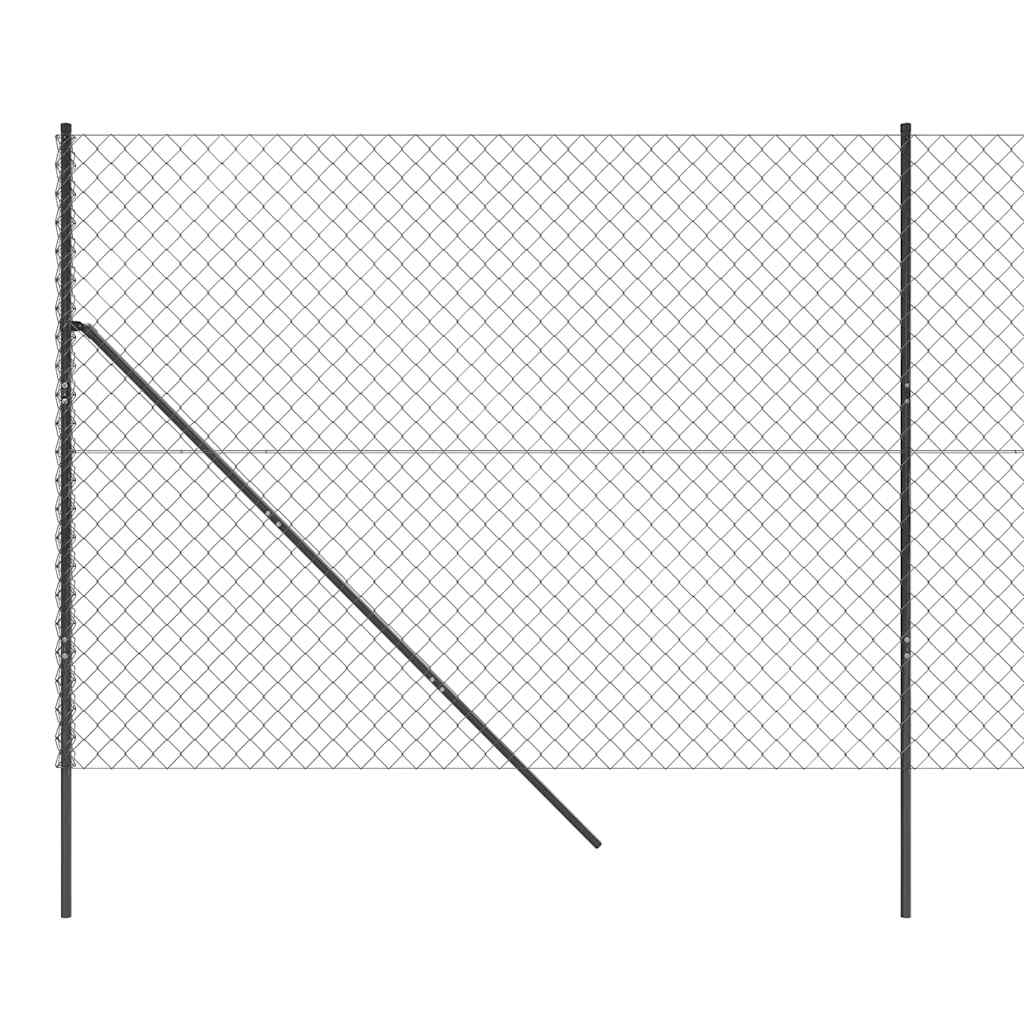 8720845771782_g_en_hd_3 vidaXL Chain Link Fence Anthracite 1.6x25 m - Image 5