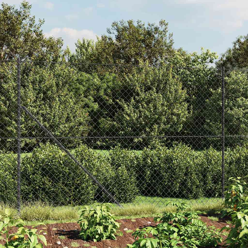 8720845771782_m_en_hd_1 vidaXL Chain Link Fence Anthracite 1.6x25 m - Image 1