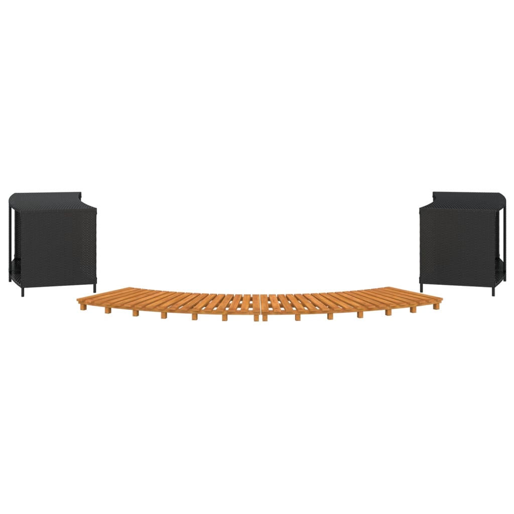 8720845777562_a_en_hd_1 vidaXL Hot Tub Surround Black Poly Rattan and Solid Wood Acacia - Image 2