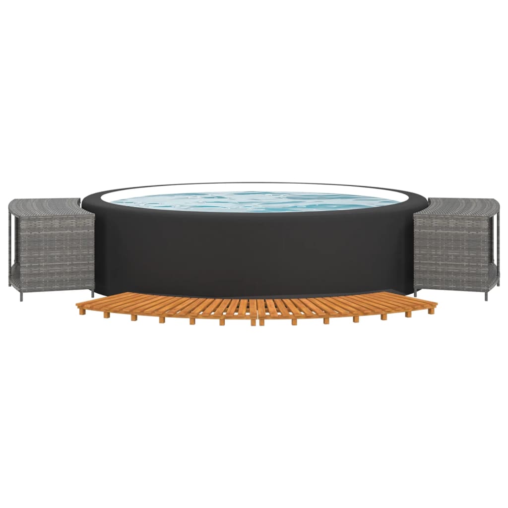 8720845777678_g_en_hd_1 vidaXL Hot Tub Surround Grey Poly Rattan and Solid Wood Acacia - Image 3