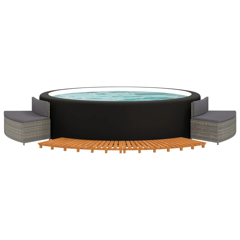 8720845777685_g_en_hd_1 vidaXL Hot Tub Surround Grey Poly Rattan and Solid Wood Acacia - Image 3