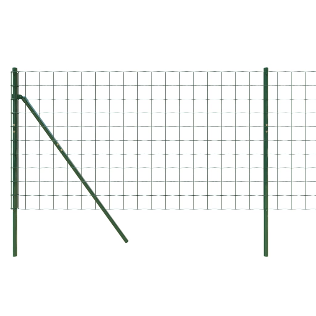 8720845778309_g_en_hd_2 vidaXL Wire Mesh Fence Green 1x25 m Galvanised Steel - Image 4