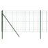 vidaXL Wire Mesh Fence Green 1.1x25 m Galvanised Steel - Image 4
