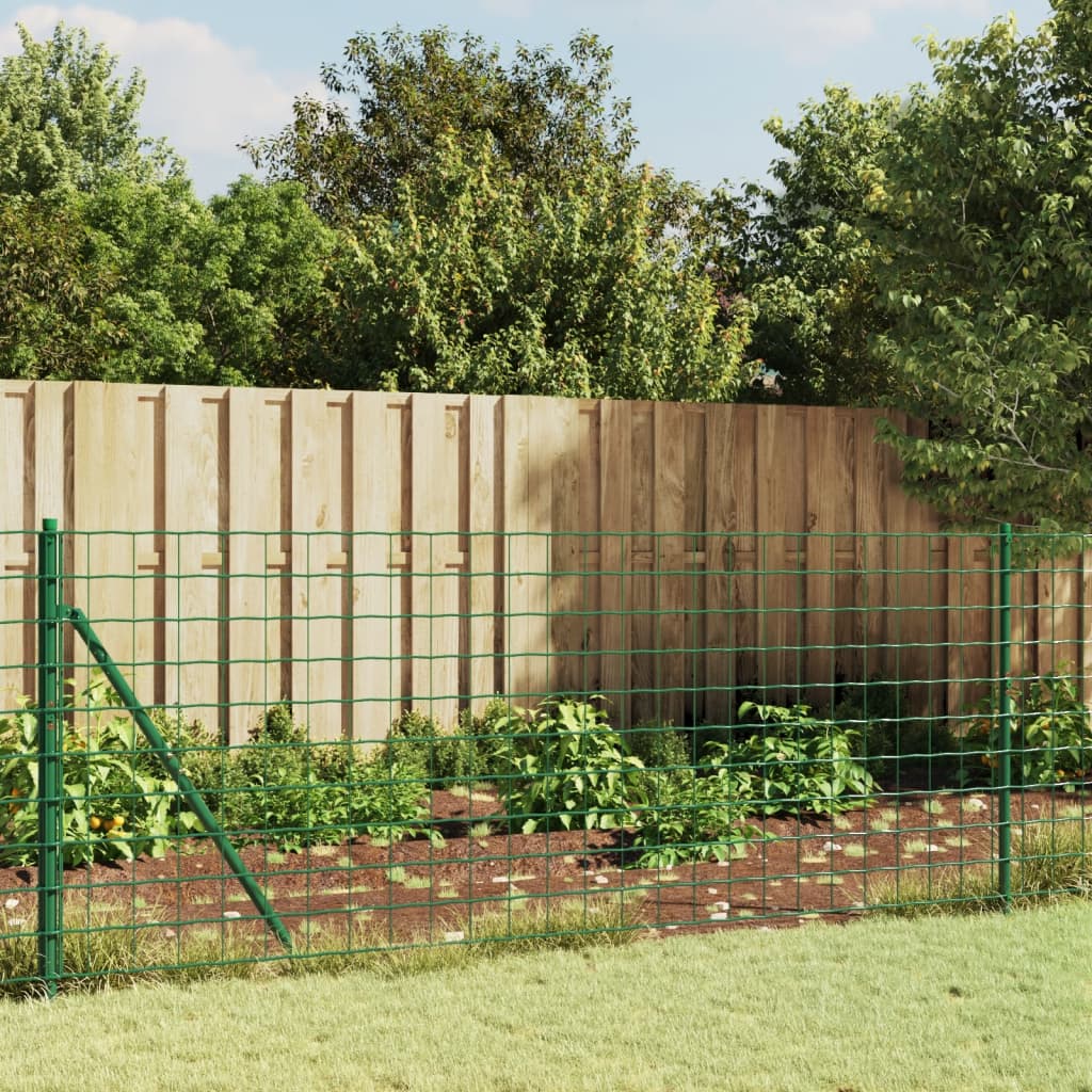 8720845778316_m_en_hd_1 vidaXL Wire Mesh Fence Green 1.1x25 m Galvanised Steel - Image 1