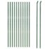 vidaXL Wire Mesh Fence Green 1.4x25 m Galvanised Steel - Image 3