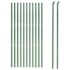 vidaXL Wire Mesh Fence Green 1.6x25 m Galvanised Steel - Image 3