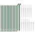 vidaXL Wire Mesh Fence with Spike Anchors Green 1x25 m - Image 3