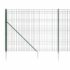 vidaXL Wire Mesh Fence with Spike Anchors Green 1.6x25 m - Image 5