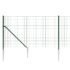 vidaXL Wire Mesh Fence with Spike Anchors Green 1x25 m - Image 4