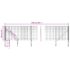 vidaXL Wire Mesh Fence with Spike Anchors Green 1x25 m - Image 5