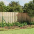 vidaXL Wire Mesh Fence with Spike Anchors Green 1x25 m