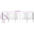 vidaXL Wire Mesh Fence with Spike Anchors Green 0.8x25 m - Image 5