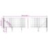 vidaXL Wire Mesh Fence with Spike Anchors Green 1x25 m - Image 5