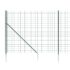 vidaXL Wire Mesh Fence with Spike Anchors Green 1.8x25 m - Image 4
