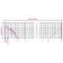vidaXL Wire Mesh Fence with Spike Anchors Green 1.8x25 m - Image 5