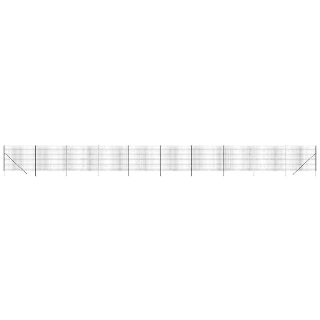 8720845779610_a_en_hd_1 vidaXL Wire Mesh Fence Anthracite 1.6x25 m Galvanised Steel - Image 2
