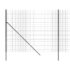 vidaXL Wire Mesh Fence Anthracite 1.6x25 m Galvanised Steel - Image 4