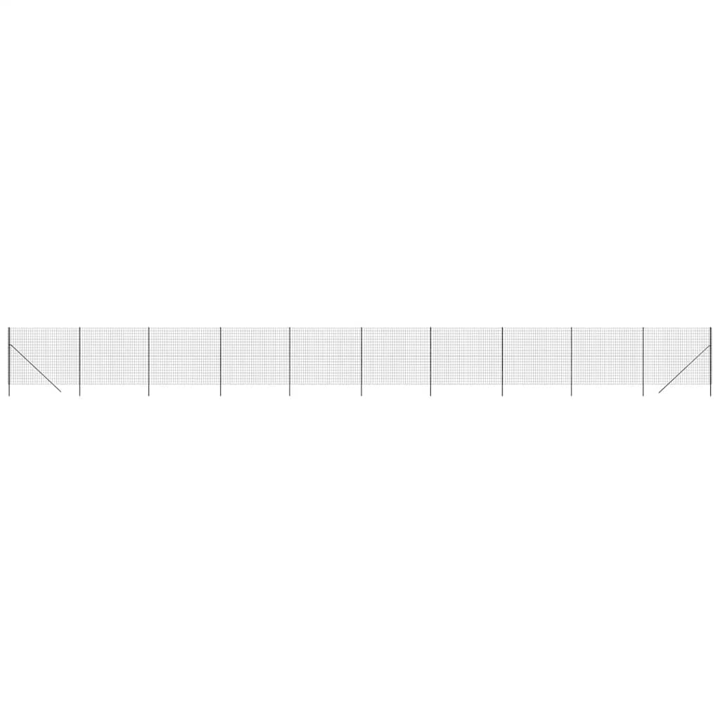 8720845779627_a_en_hd_1 vidaXL Wire Mesh Fence Anthracite 1.8x25 m Galvanised Steel - Image 2