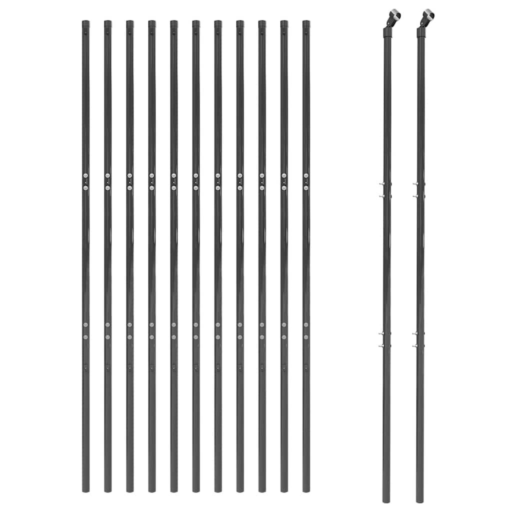 8720845779627_g_en_hd_1 vidaXL Wire Mesh Fence Anthracite 1.8x25 m Galvanised Steel - Image 3