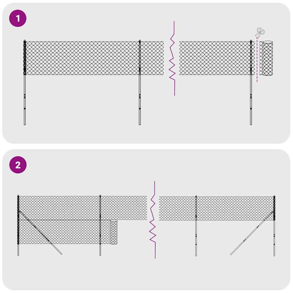 8720845779627_g_en_hd_2 vidaXL Wire Mesh Fence Anthracite 1.8x25 m Galvanised Steel - Image 4