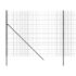 vidaXL Wire Mesh Fence Anthracite 1.8x25 m Galvanised Steel - Image 5