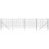 vidaXL Wire Mesh Fence Anthracite 1.6x10 m Galvanised Steel - Image 2