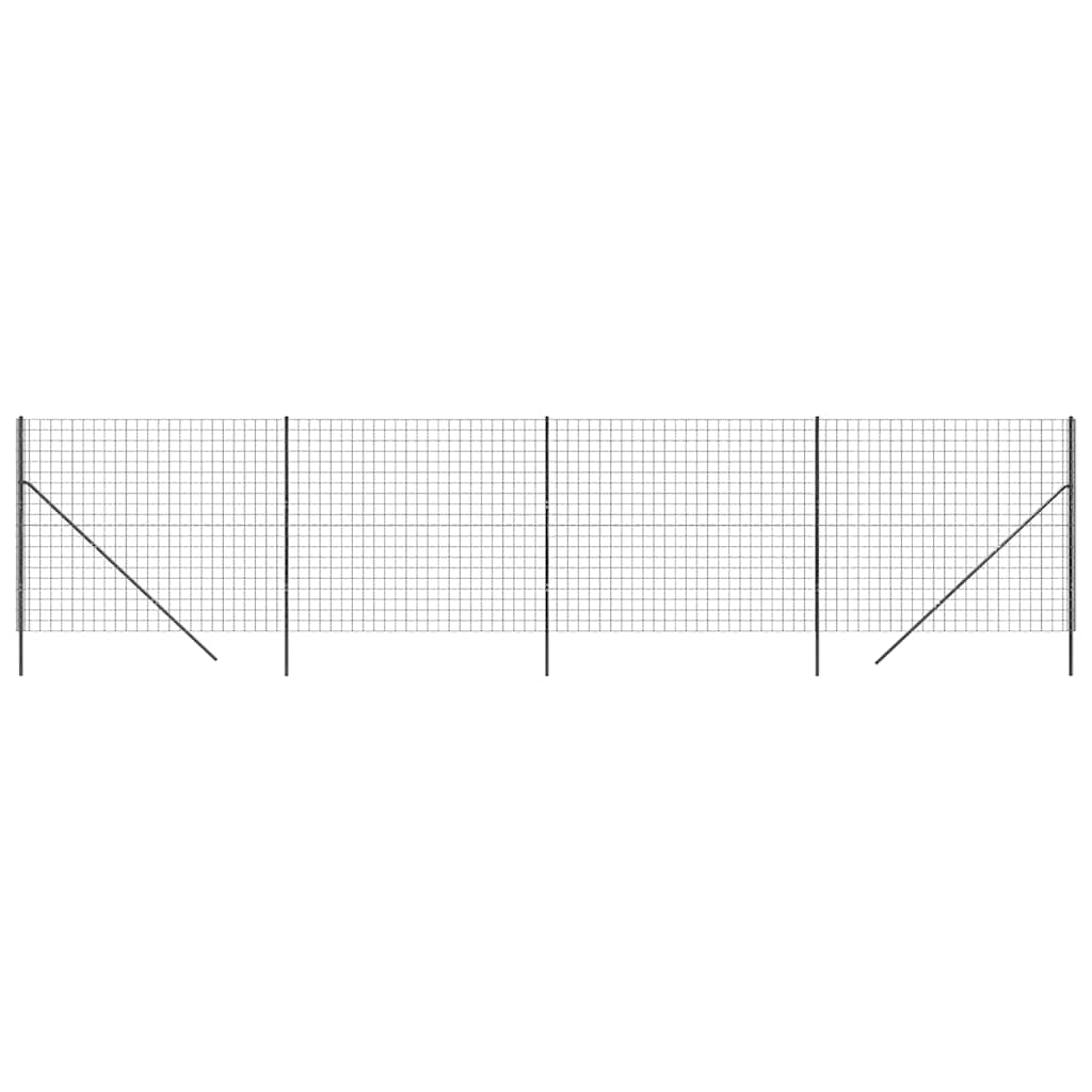 8720845779696_a_en_hd_1 vidaXL Wire Mesh Fence Anthracite 1.6x10 m Galvanised Steel - Image 2